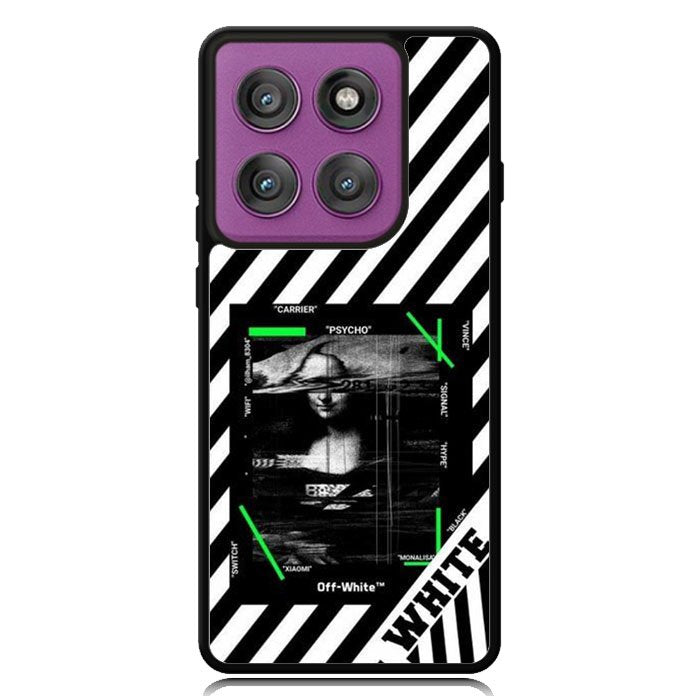 Black and white Motorola Moto Edge 2025 | Moto Edge 60 Fusion | Moto Edge 60 Pro Case OV8752