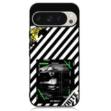 Black and white Google Pixel 9 Pro XL Case OV8752