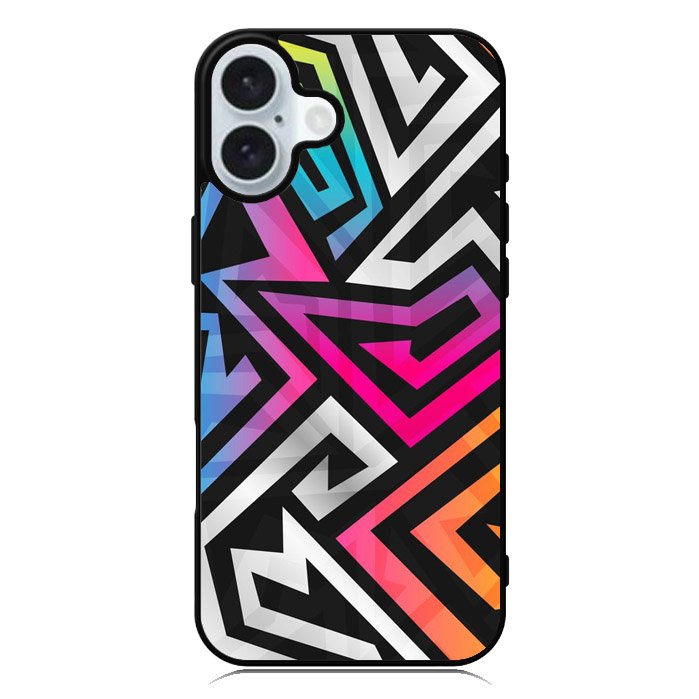 Abstract Art iPhone 16 Plus Case QC8745
