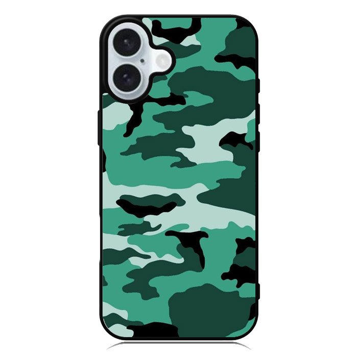 Camouflage iPhone 16 Plus Case QC8736