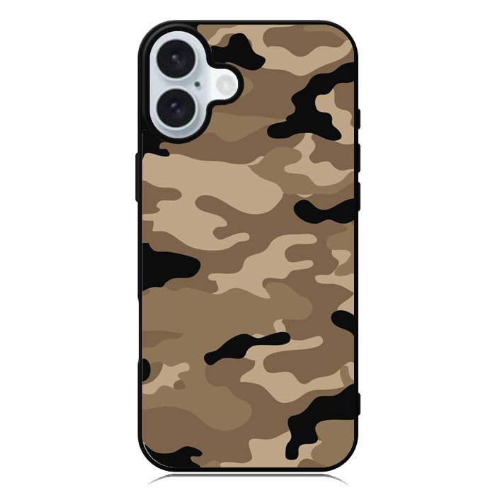 Desert Camo iPhone 16 Case QC8734