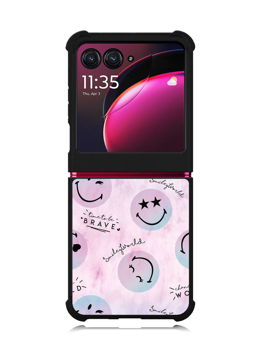 Smiley World Motorola Moto Razr Plus 2023 , Moto Razr+ 2023 Case OV8726