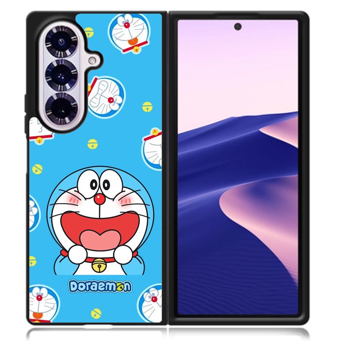 Doraemon pattern Samsung Galaxy Z Fold 7 Case OV8722
