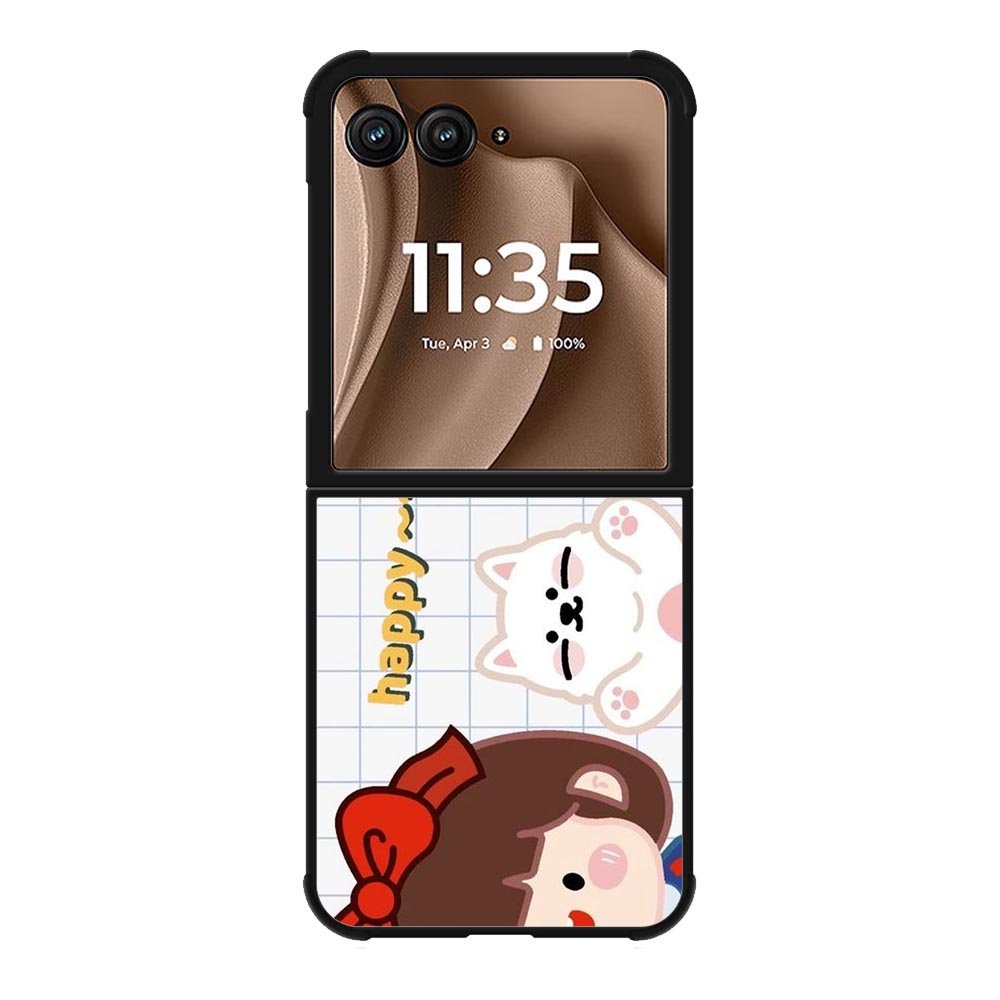 Happy Motorola Moto RAZR Plus 2025 Case OV8702