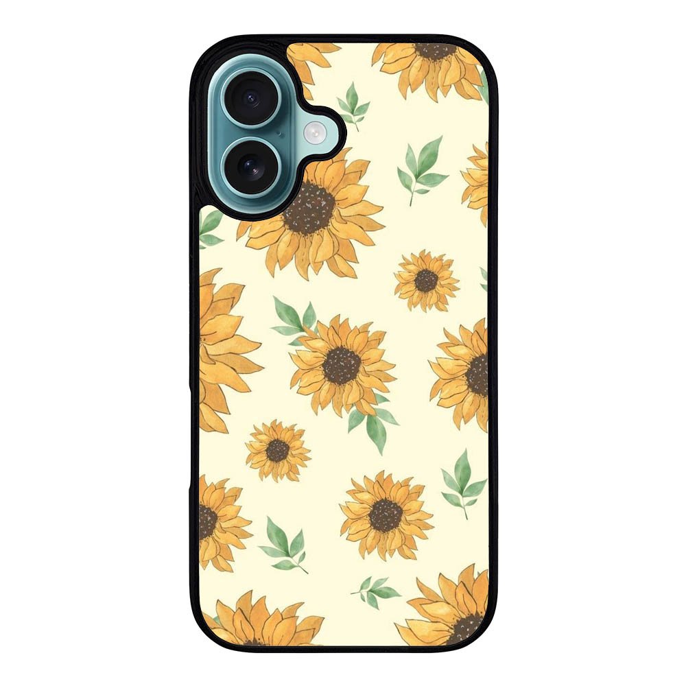 YELLOW SUNFLOWER DL00312 iPhone 16 Case Cover