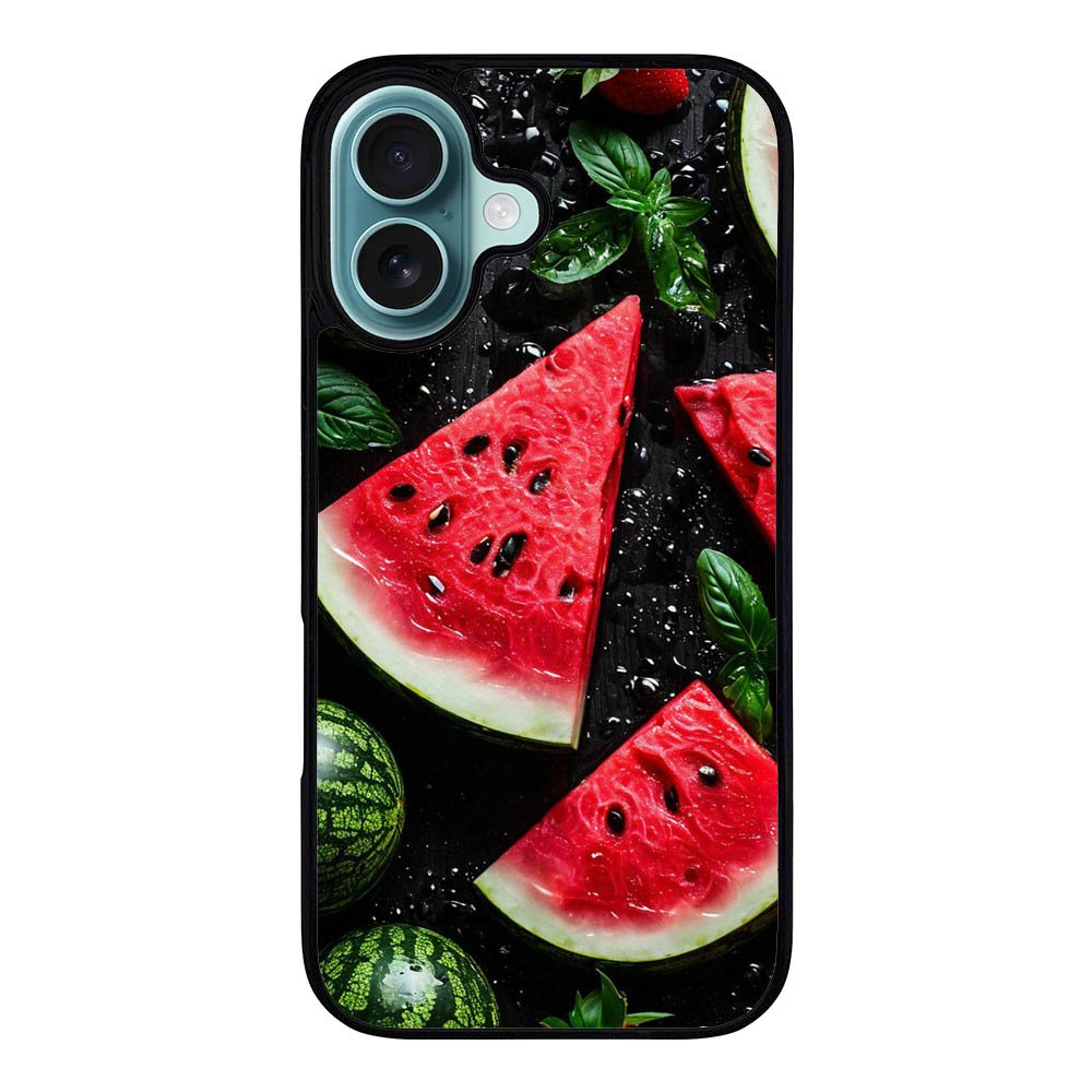 WATERMELON BLACK DL00503 iPhone 16 Case Cover