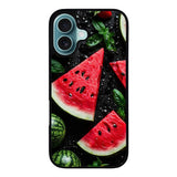 WATERMELON BLACK DL00503 iPhone 16 Case Cover
