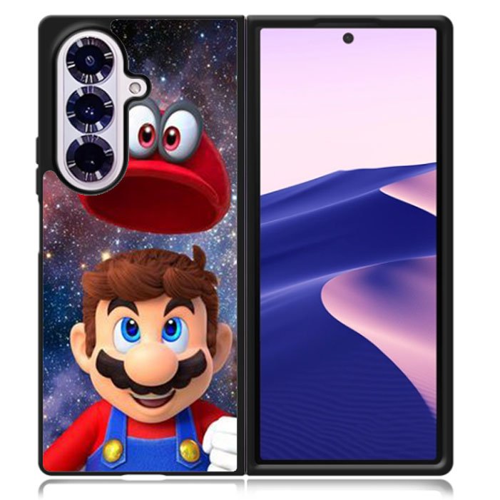 Cute Super Mario FSamsung Galaxy Z Fold 7 Case OV0704
