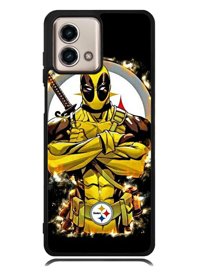 Pittsburgh Steelers Deadpool Motorola Moto G Stylus 5G 2023 Case