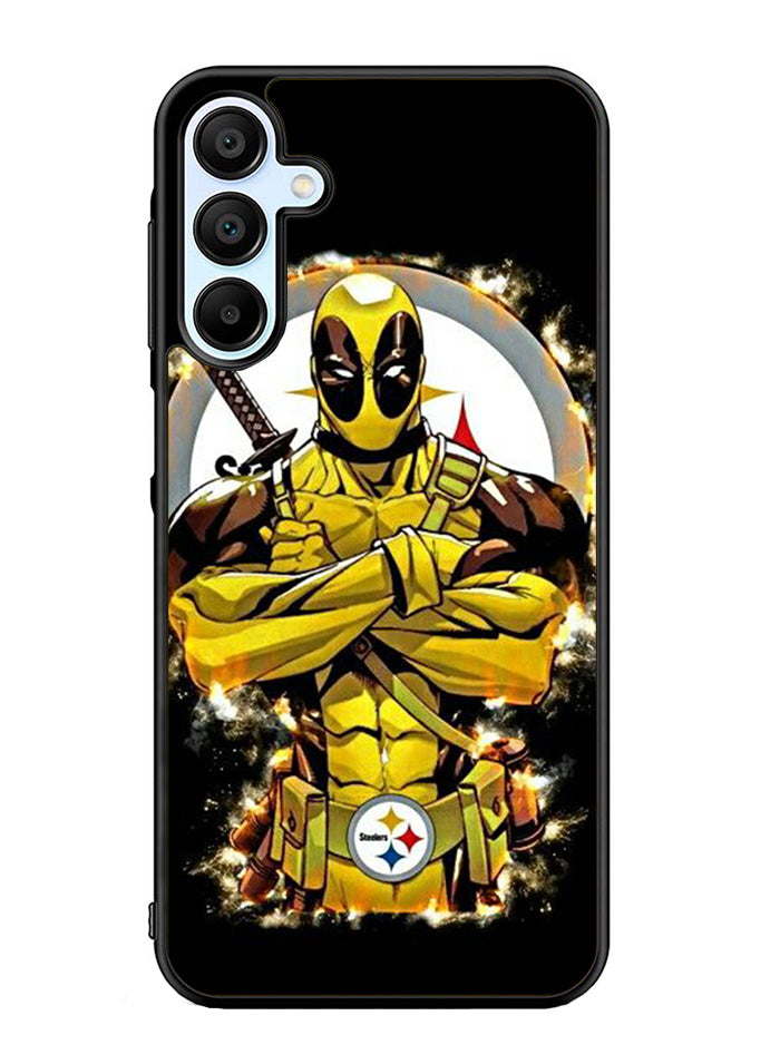Pittsburgh Steelers Deadpool Samsung Galaxy A15 5G Case