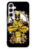 Pittsburgh Steelers Deadpool Samsung Galaxy A35 5G Case