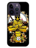 Pittsburgh Steelers Deadpool iPhone 14 Pro Case