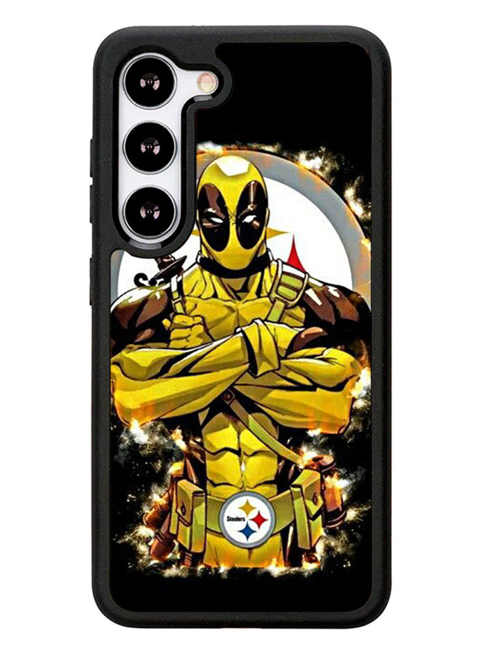 Pittsburgh Steelers Deadpool Samsung Galaxy S23 5G Case