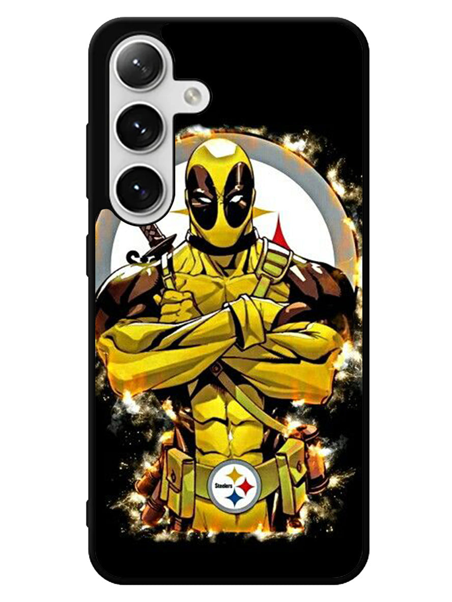 Pittsburgh Steelers Deadpool Samsung Galaxy S25 5G Case