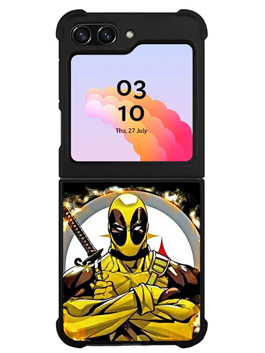 Pittsburgh Steelers Deadpool Samsung Galaxy Z Flip 5 5G 2023 Case