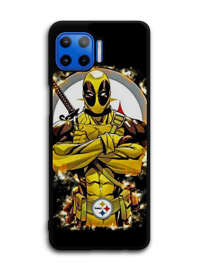 Pittsburgh Steelers Deadpool Motorola Moto One 5G Case , Moto One 5G UW Case , Moto G 5G Plus Case