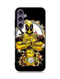 Pittsburgh Steelers Deadpool Samsung Galaxy S23 FE 5G Case