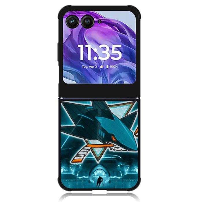San Jose Shark FMotorola Moto Razr Plus 2024 , Moto Razr+ 2024 Case OV0717