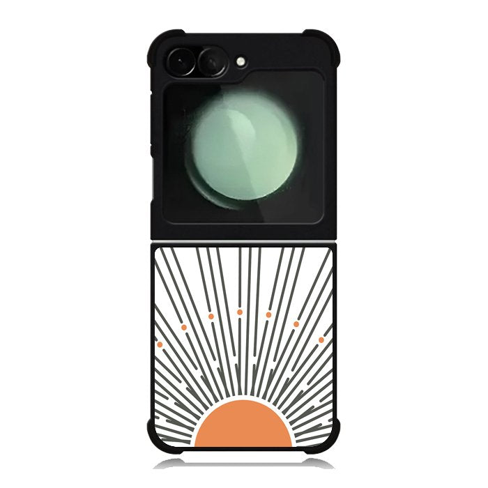 Orange Sun FZ1311 Samsung Galaxy Z Flip 6 2024 5G Case