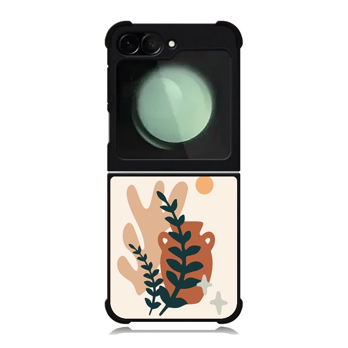 Floral Minimalist FZ1366 Samsung Galaxy Z Flip 6 2024 5G Case