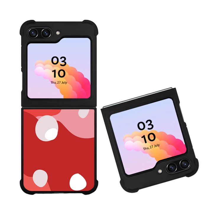Red Pink White FZ1412 Samsung Galaxy Z Flip 5 2023 5G Case