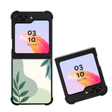 Green Floral Minimalist FZ1417 Samsung Galaxy Z Flip 5 2023 5G Case
