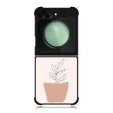 Floral Line Art FZ1469 Samsung Galaxy Z Flip 6 2024 5G Case