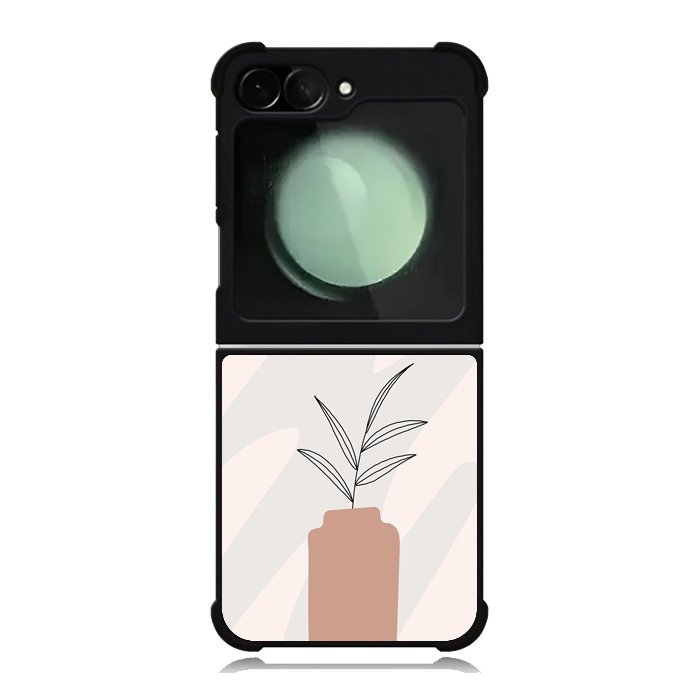 Floral Line Art FZ1470 Samsung Galaxy Z Flip 6 2024 5G Case