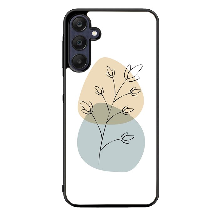 Floral Line Art FZ1482 Samsung Galaxy A15 5G Case