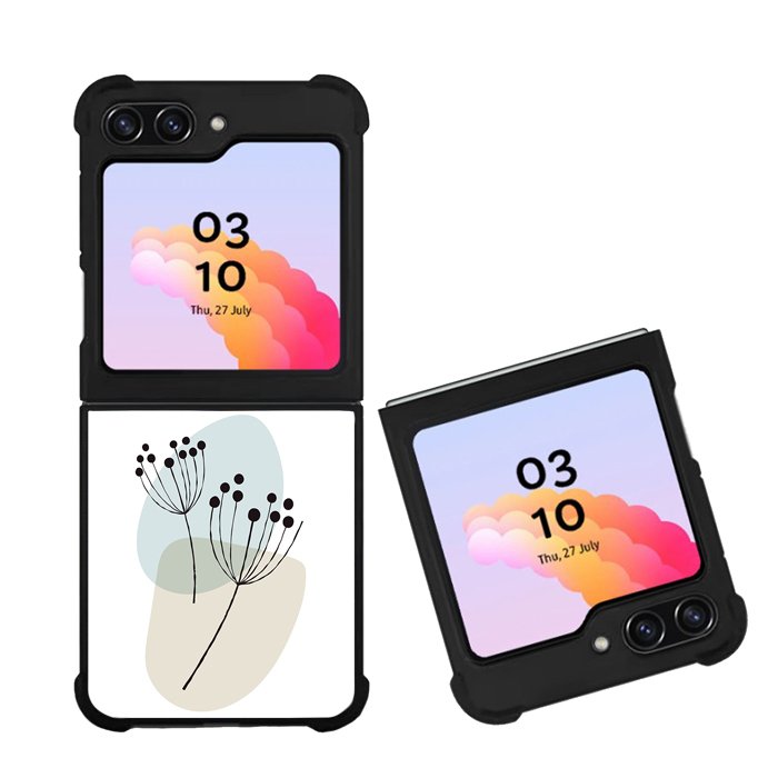 Floral Line Art FZ1483 Samsung Galaxy Z Flip 5 2023 5G Case