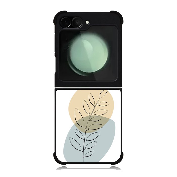 Floral Line Art FZ1484 Samsung Galaxy Z Flip 6 2024 5G Case