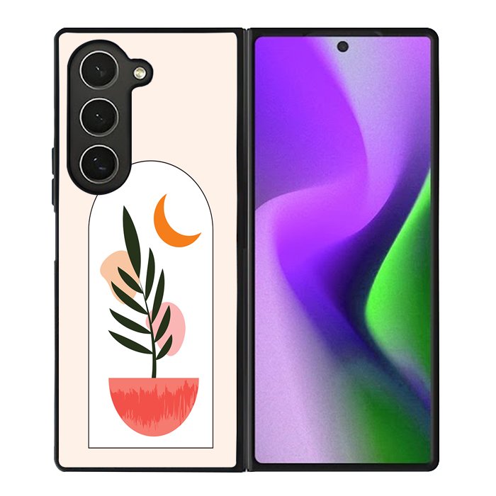 Floral Minimalist FZ1539 Samsung Galaxy Z Fold 6 2024 5G Case