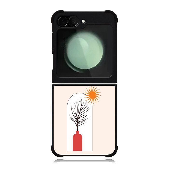 Floral Minimalist FZ1541 Samsung Galaxy Z Flip 6 2024 5G Case