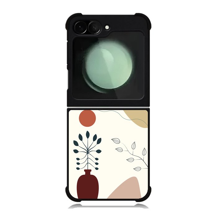 Floral Minimalist FZ1548 Samsung Galaxy Z Flip 6 2024 5G Case