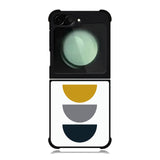 Circles Abstract FZ1624 Samsung Galaxy Z Flip 6 2024 5G Case