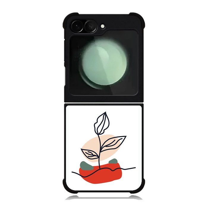 Floral Minimalist FZ1659 Samsung Galaxy Z Flip 6 2024 5G Case