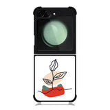 Floral Minimalist FZ1659 Samsung Galaxy Z Flip 6 2024 5G Case
