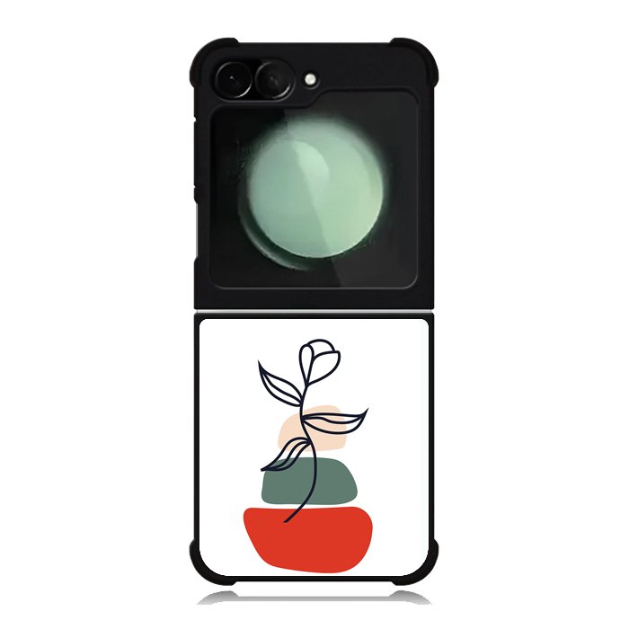 Floral Minimalist FZ1661 Samsung Galaxy Z Flip 6 2024 5G Case