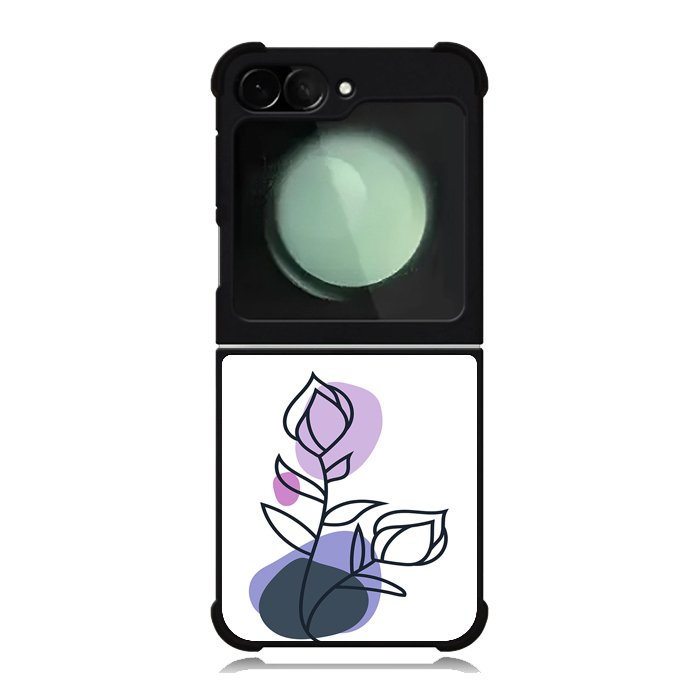 Floral Minimalist FZ1666 Samsung Galaxy Z Flip 6 2024 5G Case