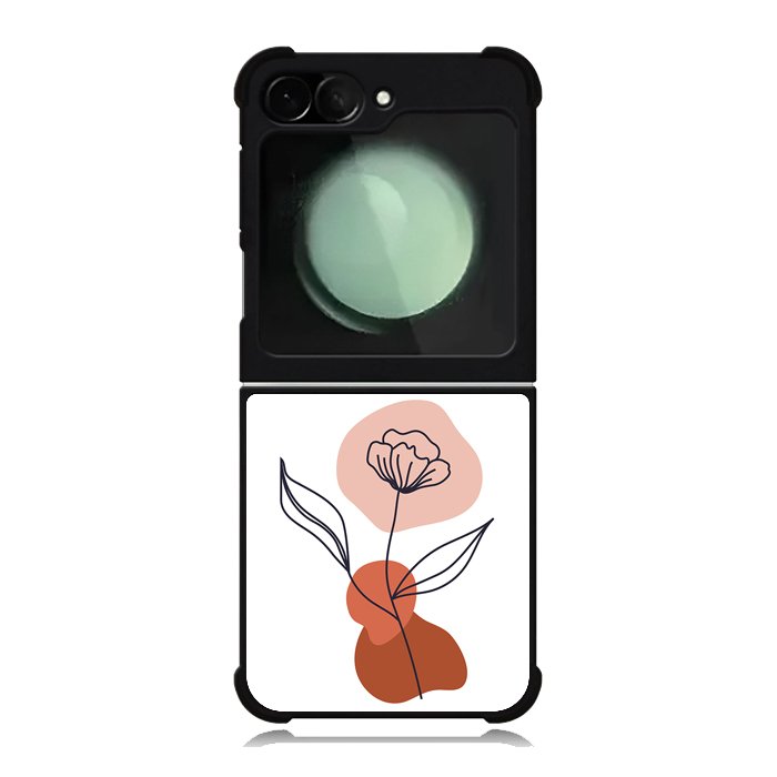 Floral Minimalist FZ1670 Samsung Galaxy Z Flip 6 2024 5G Case