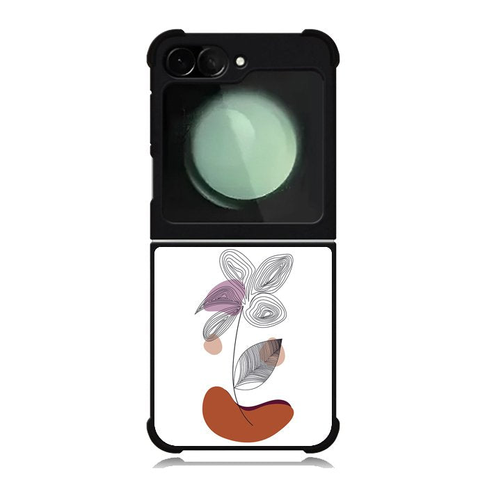 Floral Minimalist FZ1672 Samsung Galaxy Z Flip 6 2024 5G Case
