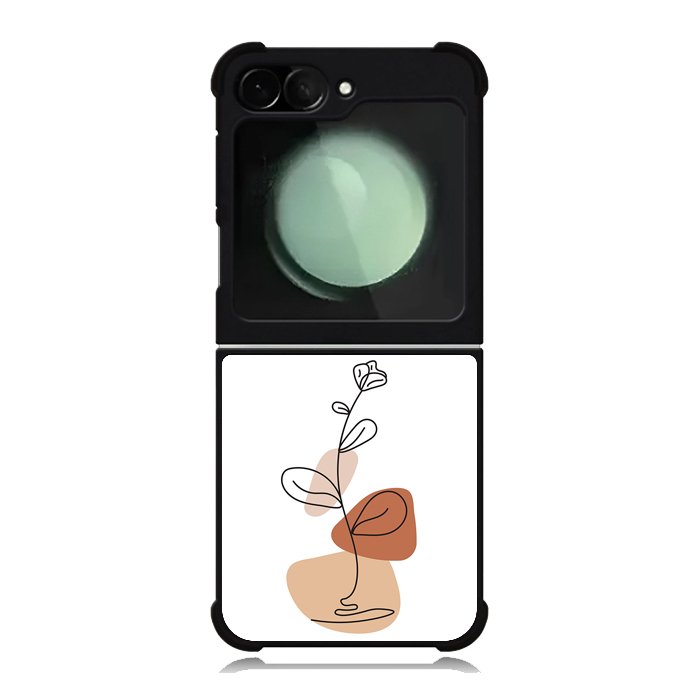 Floral Minimalist FZ1676 Samsung Galaxy Z Flip 6 2024 5G Case