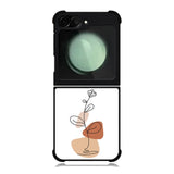 Floral Minimalist FZ1676 Samsung Galaxy Z Flip 6 2024 5G Case