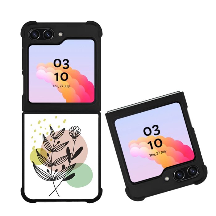 Floral Minimalist FZ1690 Samsung Galaxy Z Flip 5 2023 5G Case