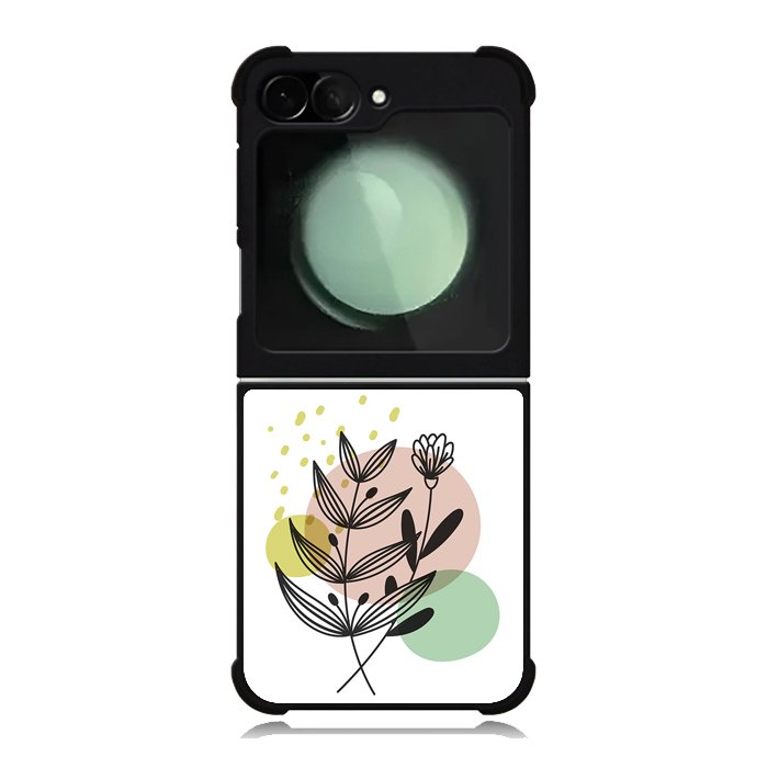 Floral Minimalist FZ1690 Samsung Galaxy Z Flip 6 2024 5G Case
