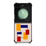 Abstract Bauhaus geometric FZ1709 Samsung Galaxy Z Flip 6 2024 5G Case