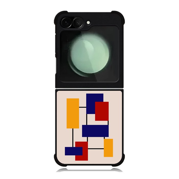 Abstract Bauhaus geometric FZ1710 Samsung Galaxy Z Flip 6 2024 5G Case