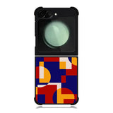 Abstract Bauhaus geometric FZ1712 Samsung Galaxy Z Flip 6 2024 5G Case