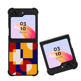 Abstract Bauhaus geometric FZ1713 Samsung Galaxy Z Flip 5 2023 5G Case