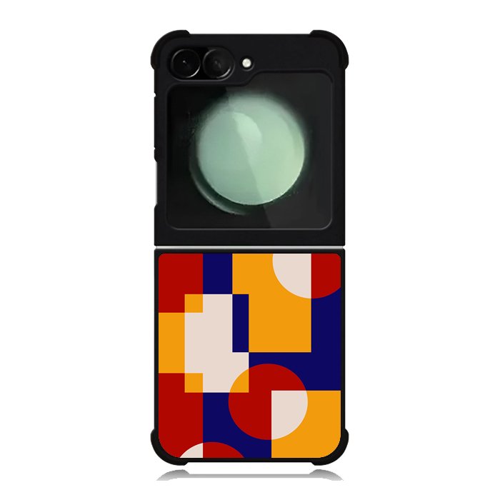 Abstract Bauhaus geometric FZ1713 Samsung Galaxy Z Flip 6 2024 5G Case